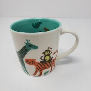 Starbucks Bone china Animal print mug 2008 EUC